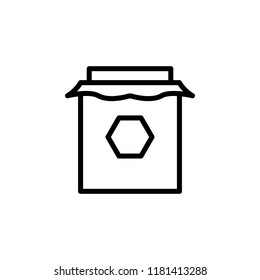 honey bank icon. Element of autumn icon for mobile concept and web apps. Thin line honey bank icon can be used for web and mobile