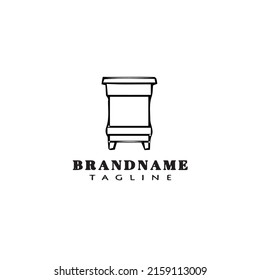 honey barrel design logo template icon modern vector illustration