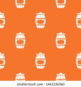 Honey barrel pattern vector orange for any web design best