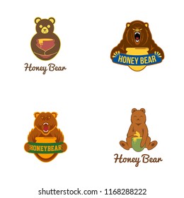 Honey Bear Logo Bundle