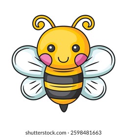 Honey bee animal icon design. Honey bee vector