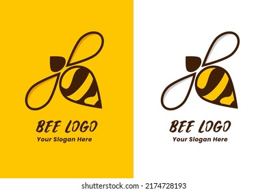 Logo-Design von Honey Bee Animal
