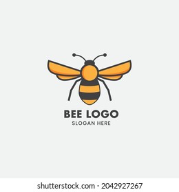 honey Bee animals logo vector