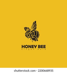 honey Bee animals logo vector