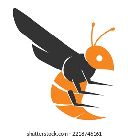 honey Bee animals logo vector Icon Illustration Brand Identity