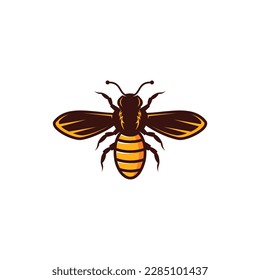 Honey bee animals logo -  vector illustration, honey bee animals  emblem design on a white background. Suitable for your design need, logo, illustration, animation, etc.