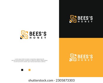 honey Bee animals logo vector