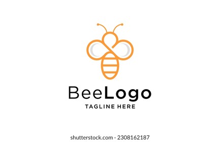 vector del logotipo de los animales de la miel

