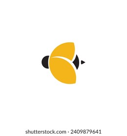 honey Bee animals logo vector