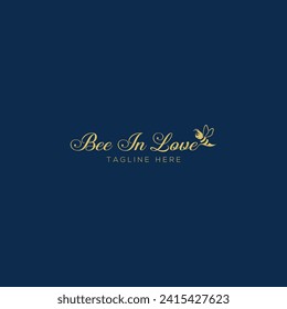 honey Bee animals logo vector
