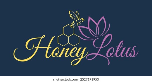 Honey Bee animals logo VECTOR ABSTRACK