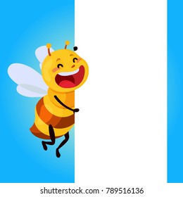 honey and Bee character. honey vector.