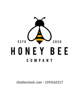 Honey Bee concepts logo vector graphic abstract template