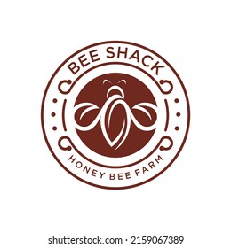 Honey Bee concepts logo vector graphic