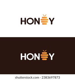 honey bee Creative Logo For Branding and Company, Honey Comb Logo Template Design Vector, Emblem, Honey Design Concept, Creative Symbol, Honey comb logo icon bees vector design