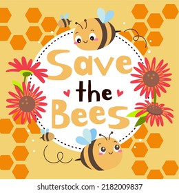 Honey Bee Day Illustration Vector Graphics Stock Vector (Royalty Free ...