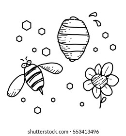 Honey Bee Doodle