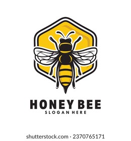 Honey bee graphic design template vector illustration