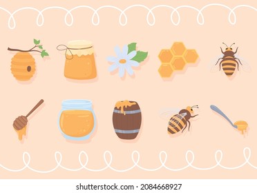 colmena de abejas y barril