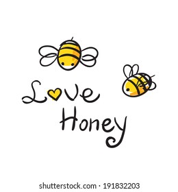 Honey And Bee Icon