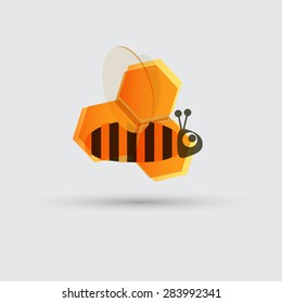 Honey and bee icon