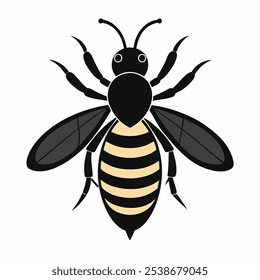 Honey Bee Icon – Insect and Pollination Symbol for Nature Themes