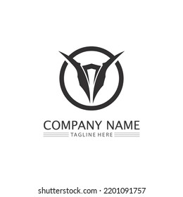 Honey and bee icon logo vector animal design and illustration 