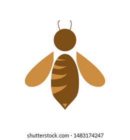 honey bee icon vector design template