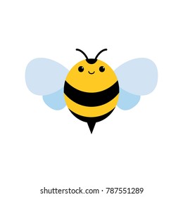 honey and Bee icon. honey vector. bee illustration.