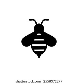 Honey Bee icon vector isolated on white background for your web and mobile app design, Bee logo concept