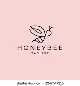 Design-Symbol für Honigbienen-Logo