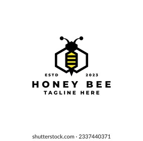 Honigbienen-Logo-Design für Ihr Unternehmen oder Ihr Unternehmen