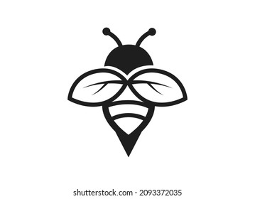 The honey and bee logo designs inspiration. 