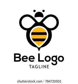 Honey Bee Logo Stock Images