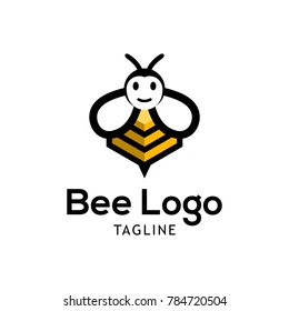 Honey Bee Logo Stock Images