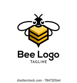 Honey Bee Logo Stock Images