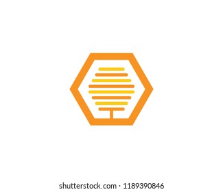 Honey Bee Logo Template