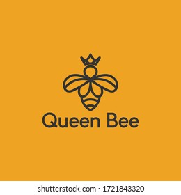 honey Bee Logo Template vector icon illustration design