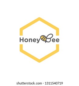 Honey Bee Logo - Vector