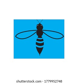 honey bee logo vector design ilustration templat