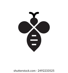 honey bee logo vector eps