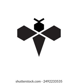 honey bee logo vector eps