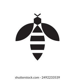 honey bee logo vector eps