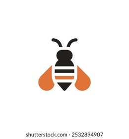 honey bee logo vector eps