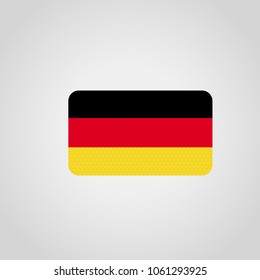 Honey Bee make germany flag design 