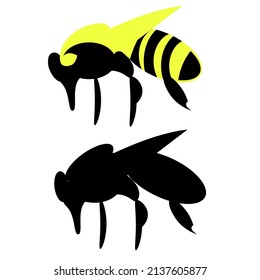 honey bee
perfect for stickers
flat design