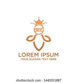 Honey Bee Queen logo/identity design