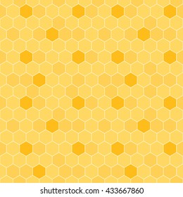honey bee seamless pattern