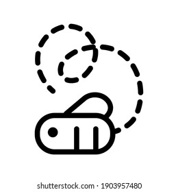 Honey bee simple color vector icon or logo.