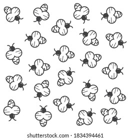 honey Bee Template vector illustration design